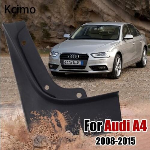 Kcimo Car Mudflap for Audi A4 Sedan Saloon B8 2008~2015 Fender Mud Guard Splash Flaps Mudguard 2009 2010 2011 2012 2013 2014