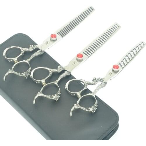 Meisha 6.0"/7.0" Professional Hair Scissors Japan 440c High Quality Hairdressing Thinning Shears Salon Cutting Tesoura A0163A