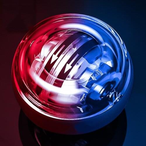 Wrist Ball Self-Starting Luminous Colored Light Super Gyro Training Fitness Centrifugal Force Decompression Grip Strength Ball