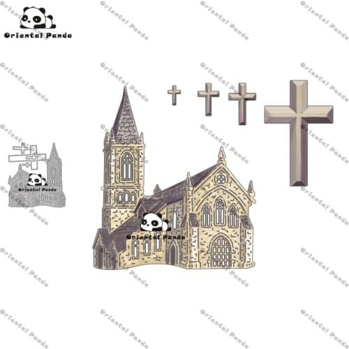 New Dies 2020 Church Metal Cutting Dies diy Dies photo album cutting dies Scrapbooking Stencil Die Cuts Card Making craft dies