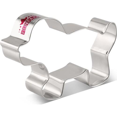 KENIAO Dog / Puppy Cookie Cutter for Homemade Dog Biscuits Treats - 11.5 x 7.7 cm - Biscuit and Fondant Cutter - Stainless Steel