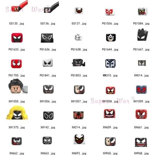 Single Figures Head accessories Building Blocks toys for children Series-026