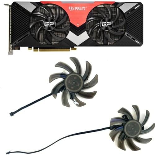 Original 85mm 4pin DC12V GA91S2U FDC10H12S9-C RTX2080 GPU Fan For Palit RTX2060 RTX2070 RTX2080 DUAL GamingPro Replace Cooling