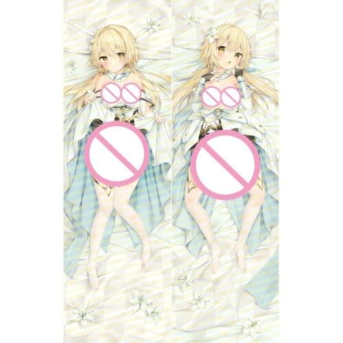 Original Genshin Impact Sexy Lumine Mei Anime Dakimakura Hugging Body PillowCase Japanese Otaku Pillow Cover