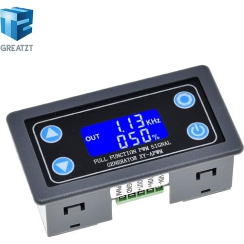 Full Function PWM Pulse Frequency Duty Ratio Adjustable Module Square Wave Rectangular Wave Signal Generator XY-APWM