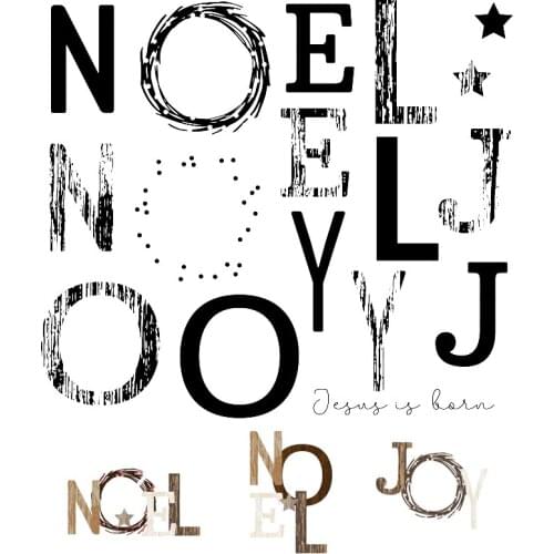 NOEL JOY Star Dots Metal Cutting Dies Matching Clear Silicone Stamp Scrapbooking Card Making New Stencil 2020