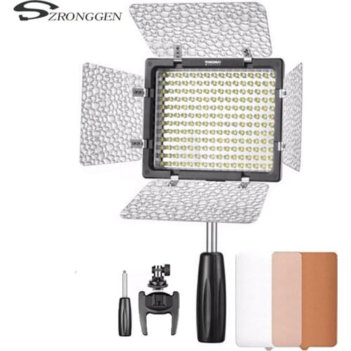 YONGNUO YN160III YN-160III Pro LED Video Light Adjustable Temperature 3200-5500k for Canon Nikon Sony