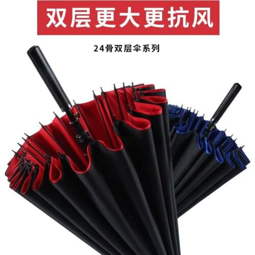 Windproof Large Umbrella Long Handle Outdoor Uv Protection Golf Umbrella Luxury Outdoor Paraguas Mujer Rain Gear BY50YS