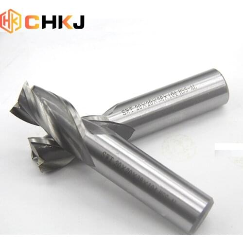 CHKJ High Quality Hard White Steel Straight Shank End Mill Cutter 3 Flutes D2-D10mm HSS Aluminium Engraving Spiral Bit End Mill