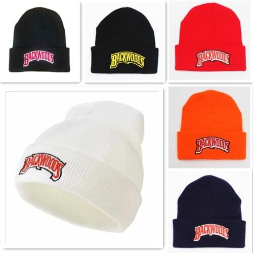 Winter and Autumn Wool Hat Embroidered Knitting Hat European and American Pop Skateboard Pop Jacket Hip-hop Hat