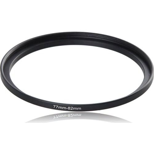 77-82mm Metal Camera Lens Filter Adapter Ring Thread Male 77mm to Female 82mm Step Up Mount UV CPL ND Star Filter