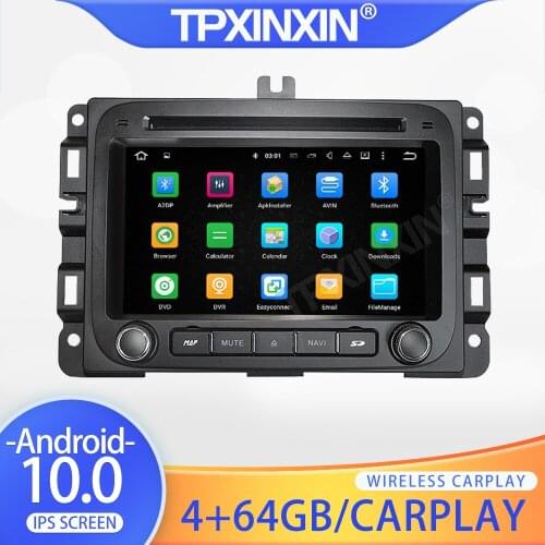 For Dodge RAM1500 2014 2015 - 2017 Android 10 Car Radio Multimedia Video DVD Player Navigation HeadUnit GPS 2 din Accessories