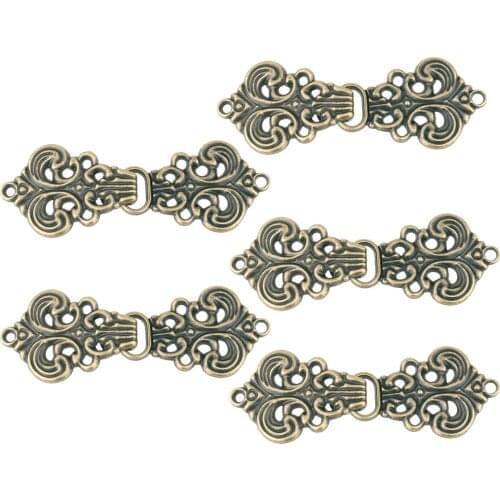 Retro Plated Duckbill Buckle Brooch For Garment Decoration Chain Cardigan With Sweater Clip Clasps Blouse Garment Decoration Pin