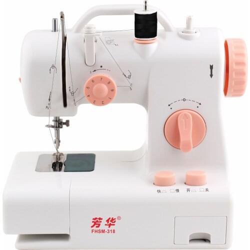 Household sewing machine mini portable sewing machine with a thick handle eat