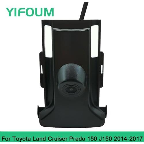 HD CCD Car Front View Parking Night Vision Positive Waterproof Logo Camera For Toyota Land Cruiser Prado 150 LC150 2014-2017