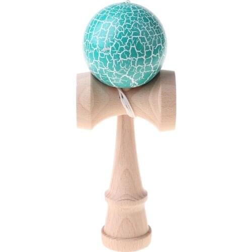 Hot Crack Pattern Paint Toy Bamboo Kendama Best Wooden Educational Toys Kids Toy