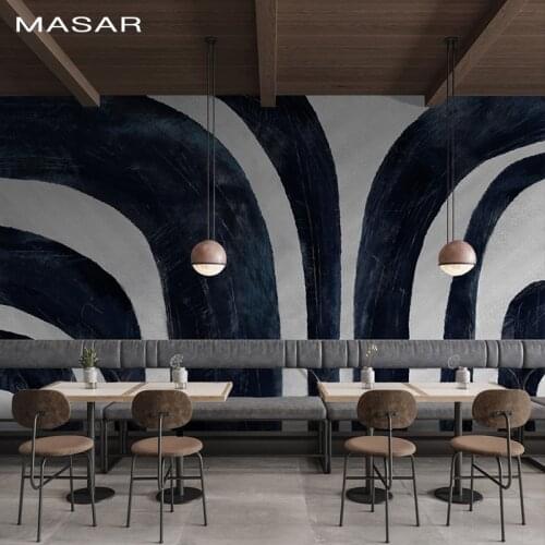 MASAR Creative personality, dark green murals, environmental protection, waterproof wallpaper, living room, entrance wallpaper