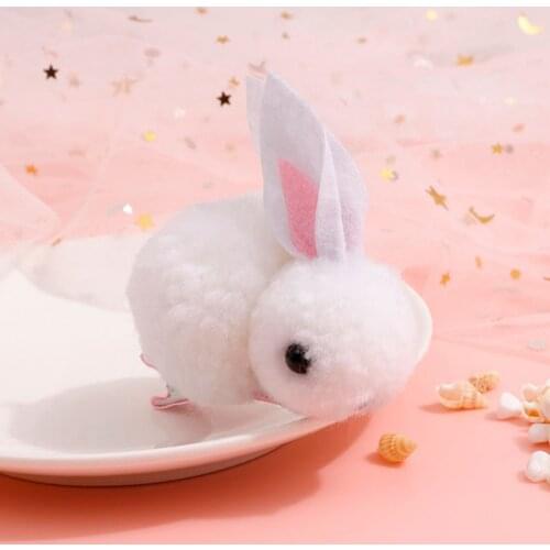 Cute cartoon plush bunny children hairpin hairpin girl sweet student cute headwear bangs clip girls