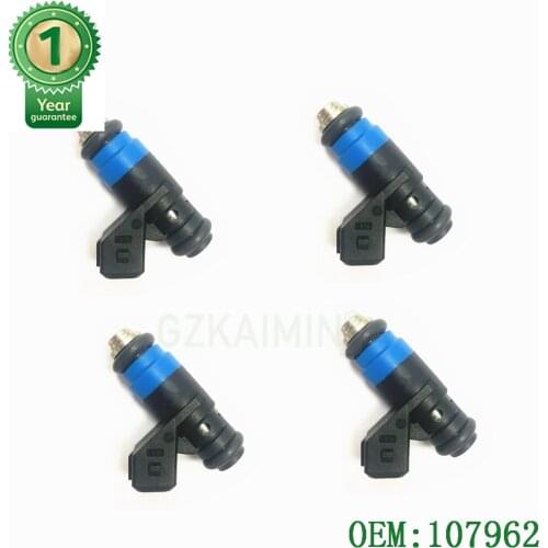 Set Of 4 PCS High Quality Fuel Injector OEM 107962 F118L02287 FI114962 For Renault gasoline injection nozzles