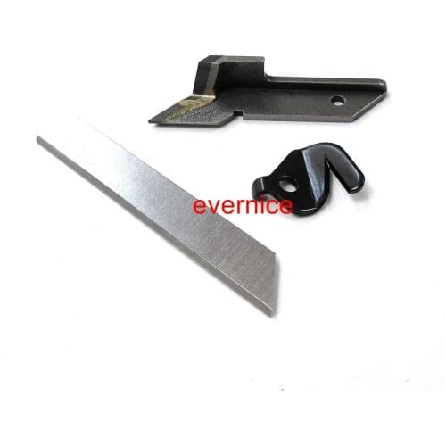UPPER & LOWER & CHAIN CUTTER KNIFE SET for JUKI MO-2516 Overlock