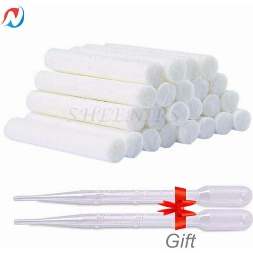 Sheenirs 20-100pcs Nasal Inhaler Replacement Wicks for Aromatherapy Essential Oil Refill Part Sticks for Essential Oil Inhalers
