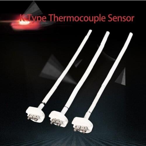 2372℉ 1300℃ Temperature K-Type Thermocouple Sensor Ceramic Kiln Melting Furnace