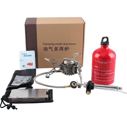Portable Camp Shove Oil Gas, Multi fuel Stove Camping burners, outdoor Stove Picnic Gas Stove Cooking Stove burner