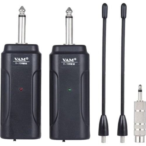 PortableWireless Audio Guitar Transmitter Receiver System For Electric Guitar Bass Electric Violin Musical Instrument Wireless