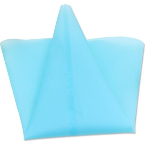 Portable Reusable Silicone Icing Piping Cream Pastry Bag Cake DIY Decorating Tool D735