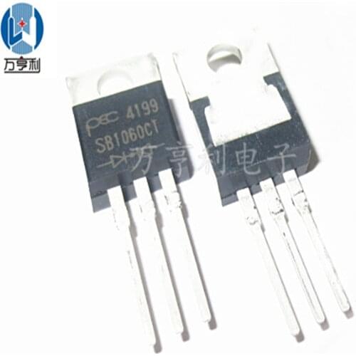 SB1060CT SB1060 TO-220 New and Original 10pcs/Lot