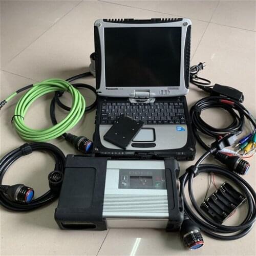 Top MB Star C5 sd connect c5 with 2021.06v Software SSD and CF-19 Laptop for MB Car and Truck Auto Diagnosis tool Ready to Use