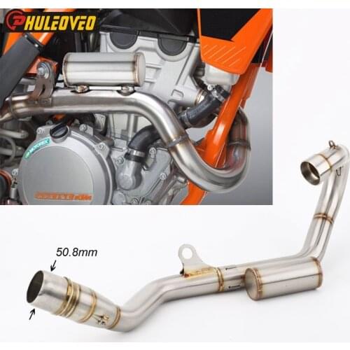 Motorcycle Exhaust Link Pipe for KTM 250 EXC 250 EXC-F Exhaust Front Pipe KTM 250EXC KTM 250EXC-F Exhaust Middle Pipe