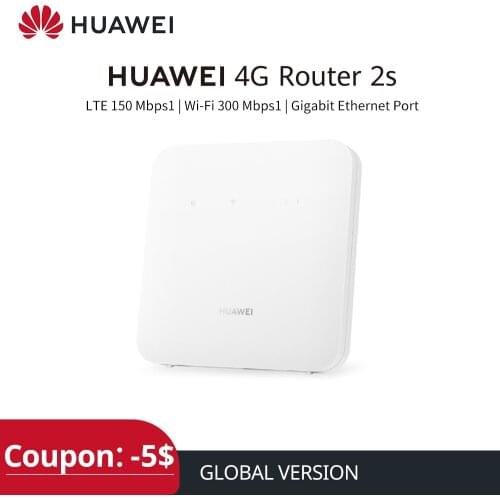 HUAWEI 4G Router 2s Wireless CPE 4G Wifi Router Portable Gateway 150Mbps CAT4 LTE Routers 3G/4G SIM Card WiFi Router