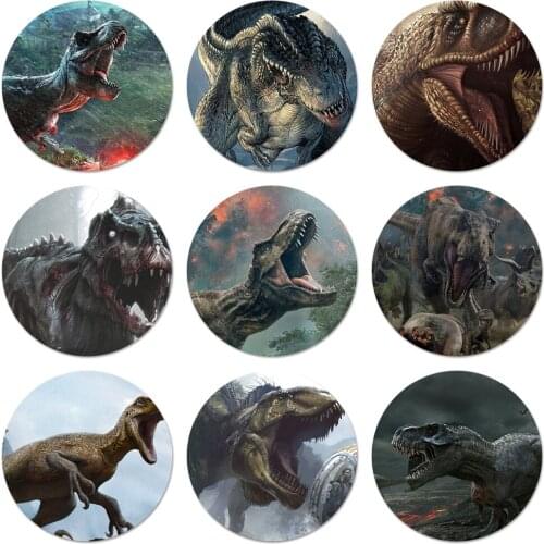 Dinosaur Icons Pins Badge Decoration Brooches Metal Badges For Backpack Decoration