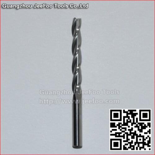 3.175*22 Three Flutes Spiral Engraving Cutters, Carbide Tool Bits for Carving Wood CNC Router Bits