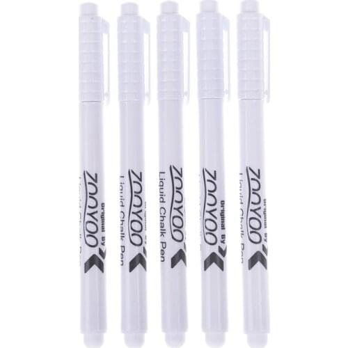 3Pcs 13.5cm White Liquid Chalk Pen Marker Chalkboard Blackboard Liquid Ink Pen Used on Chalkboard Window Erasable