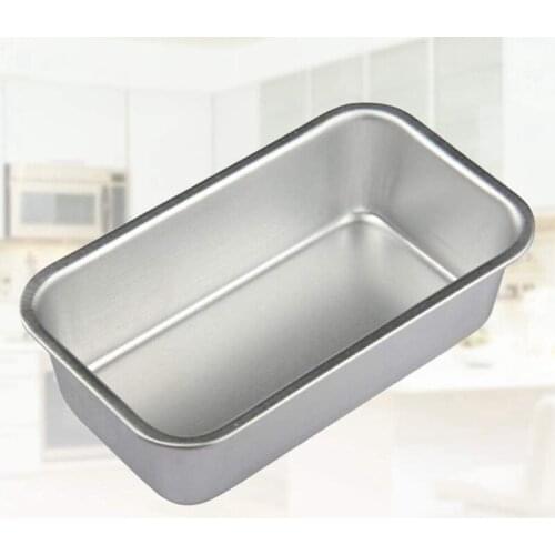 4Pcs Aluminum Alloy Loaf Tin Rectangular Non-Stick Bread Mould Bread Loaf Pans Baking Tools Kitchen Dining Bar Supplies