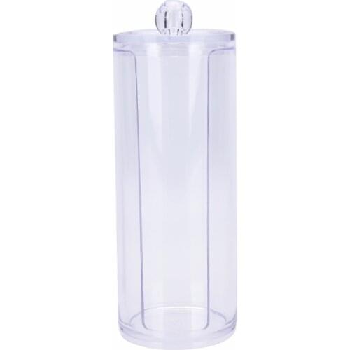 Acrylic Cotton Pads Cotton Swab Clear Storage Holder Box Transparent Cosmetic Makeup Organizer Case