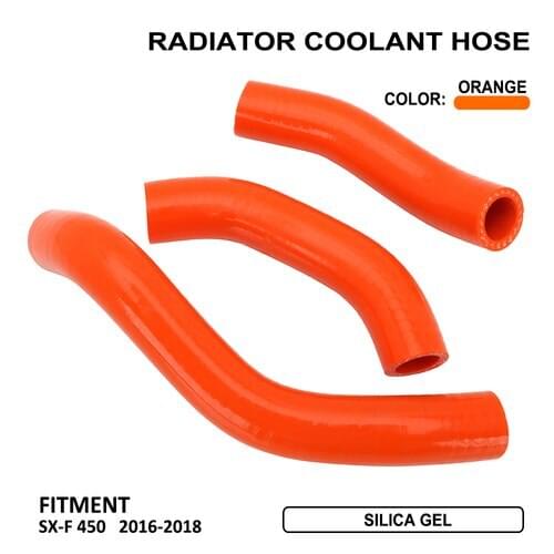 Motorcycle Accessories Engine Silicone Radiator Coolant Hose For KTM SXF450 SX-F450 SXF 450 2016 2017 2018 Dirt Bike