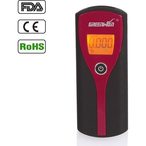 2018 greenwon 6880s Free Shipping+HotItem 6880S LCD Display Breathalyzer Blood Alcohol Tester(Red)