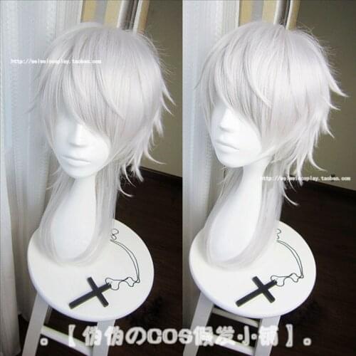Anime Touken Ranbu Online Tsurumaru Kuninaga Wig Cosplay Costume Men & Women Synthetic Hair Halloween Party Wigs + Wig Cap