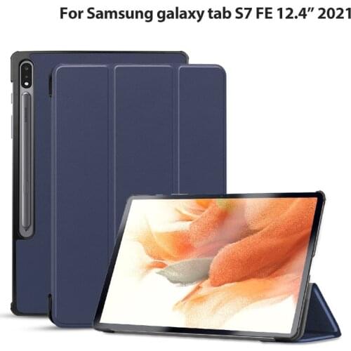 Case For Samsung Galaxy Tab S7 FE, SM T730 T736B,For S7 Plus T970 T975 S7 T870 Protective Cover for S6 Lite S6 Tablet Funda