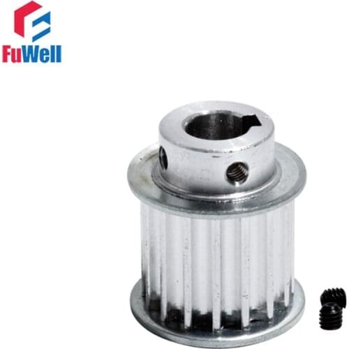 HTD5M Timing Pulley 16T With Keyway 16mm Belt Width Toothed Belt Pulley 8/10/12/12.7mm Bore 5M 16Teeth Transmission Pulley