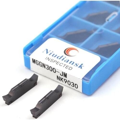 MGGN150-JM NK9030 MGGN200 MGGN250 MGGN300 MGGN400 CNC Lathe Fine Grinding Grooving Carbide Insert Tool Machining Stainless Steel