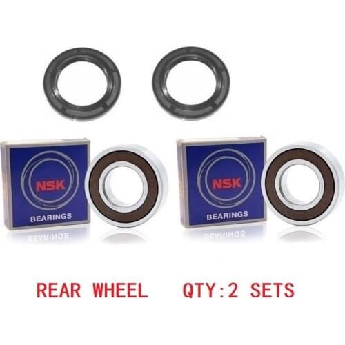 For Adly ATV 150S Interceptor & Adly ATV 150S II CrossXRoad Front and Rear Wheel Bearing Kit