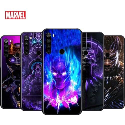 Marvel Cool Man Panthers For Xiaomi Redmi Note 4 4X 5 5A 6 7 8 8T 7S 9S 9T 10 10S 5G Pro Prime Max Balck Soft Phone Case