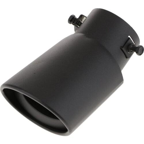 Durable Material Car 135mm Stainless Steel Car Rear 62mm Dia Exhaust Pipe Tail Muffler Tip for Auto DIY