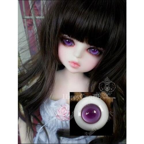 New 1 Pair BJD doll eyes 14mm 16mm 18mm Grape purple acrylic half ball SD/MSD eyes Dollfie