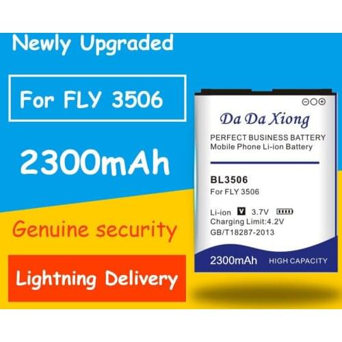 Newly Upgraded High Quality 2300mAh BL3506 Li-ion Phone Battery for FLY E154 battery