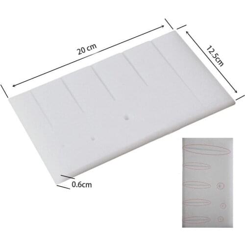 Grooved Cake Board Non Stick Petal Leaf Veining Board Cake Z4W4 Decoration Mold Cake 20*12cm Grooved Sugarcraft Board L7B3